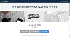 Desktop Screenshot of chusco.com